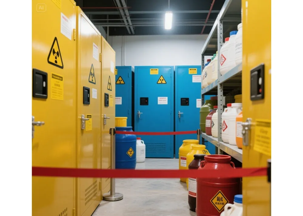 Keselamatan Kimia: Mencegah Bahaya di Tempat Kerja Anda Melalui Amalan Penyimpanan Selamat